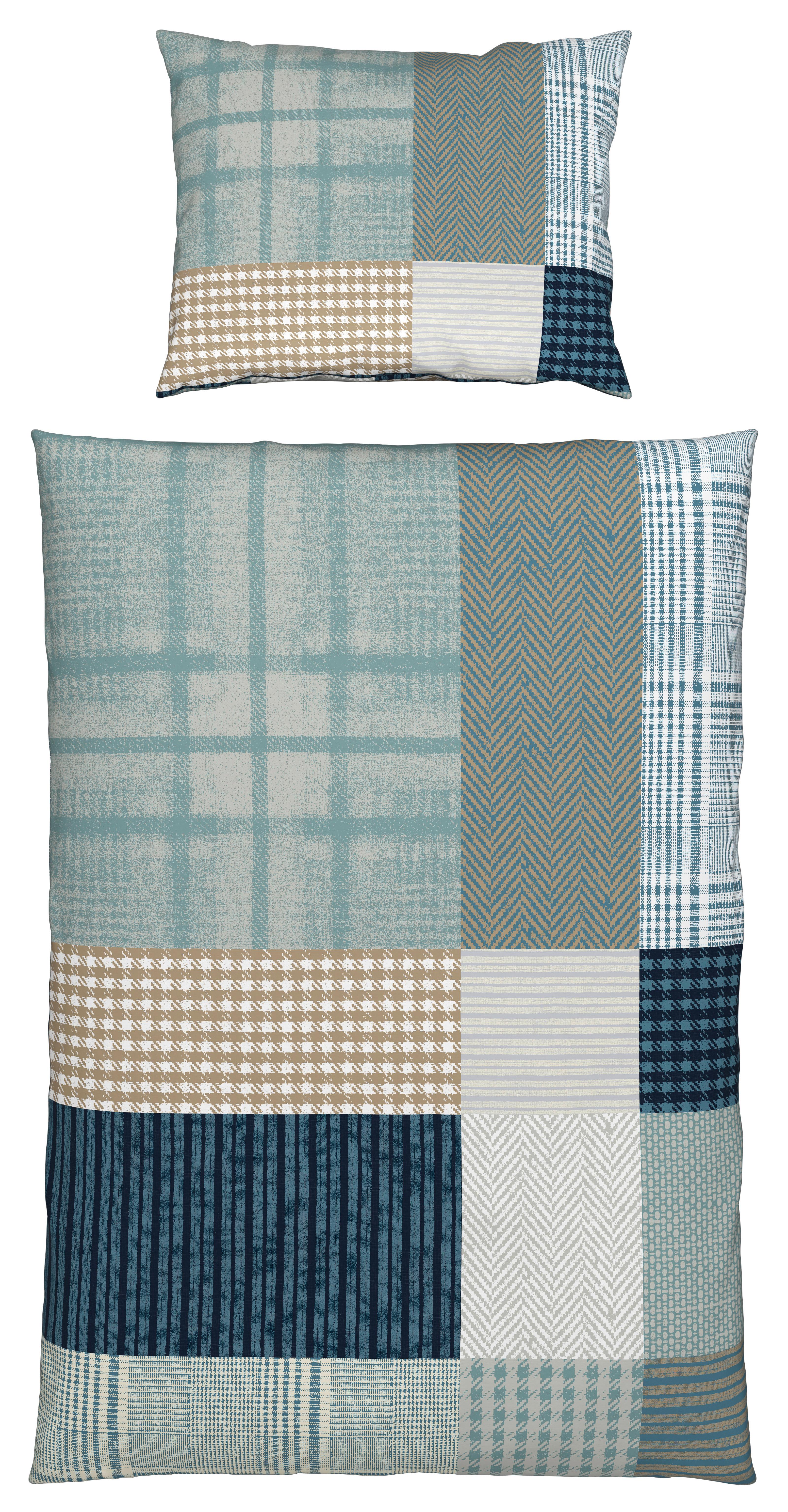 Ágyneműhuzat-garnitúra Bridget - Kék, romantikus/Landhaus, Textil (140/200cm) - James Wood