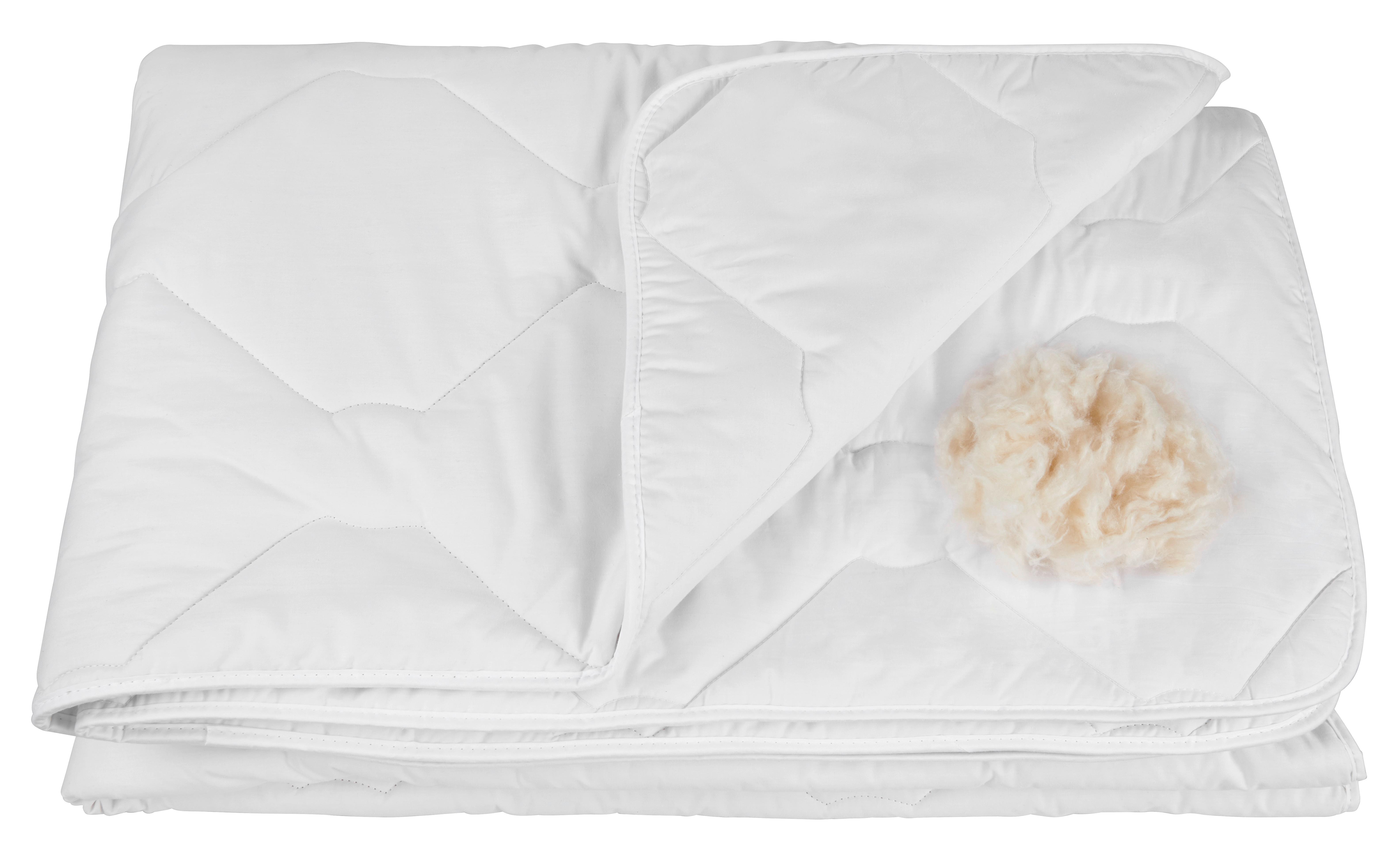 Egész Éves Paplan Marie Kb. 140/200cm - fehér, Konventionell, textil (140/200cm) - Ele