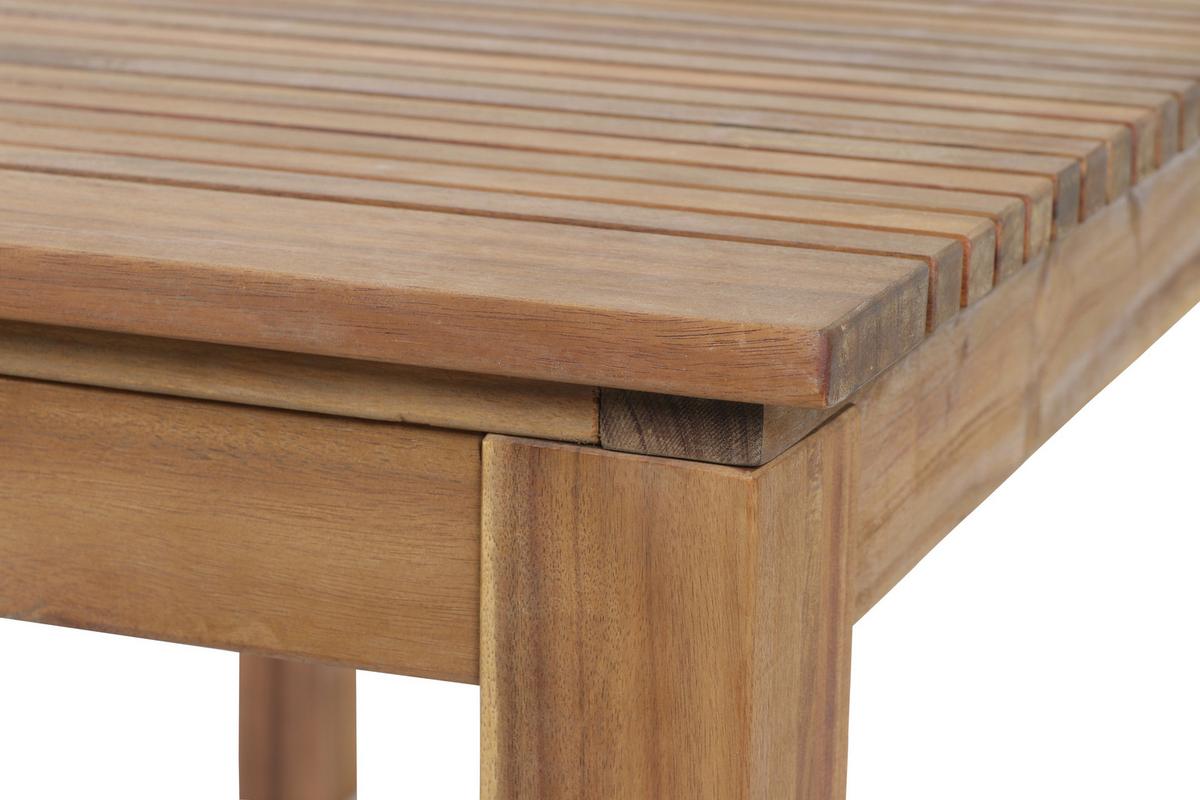 Gartentisch Falun Echtholz Akazie L: 150 Cm - Akaziefarben, KONVENTIONELL, Holz (150/90/74cm) - Siena Garden