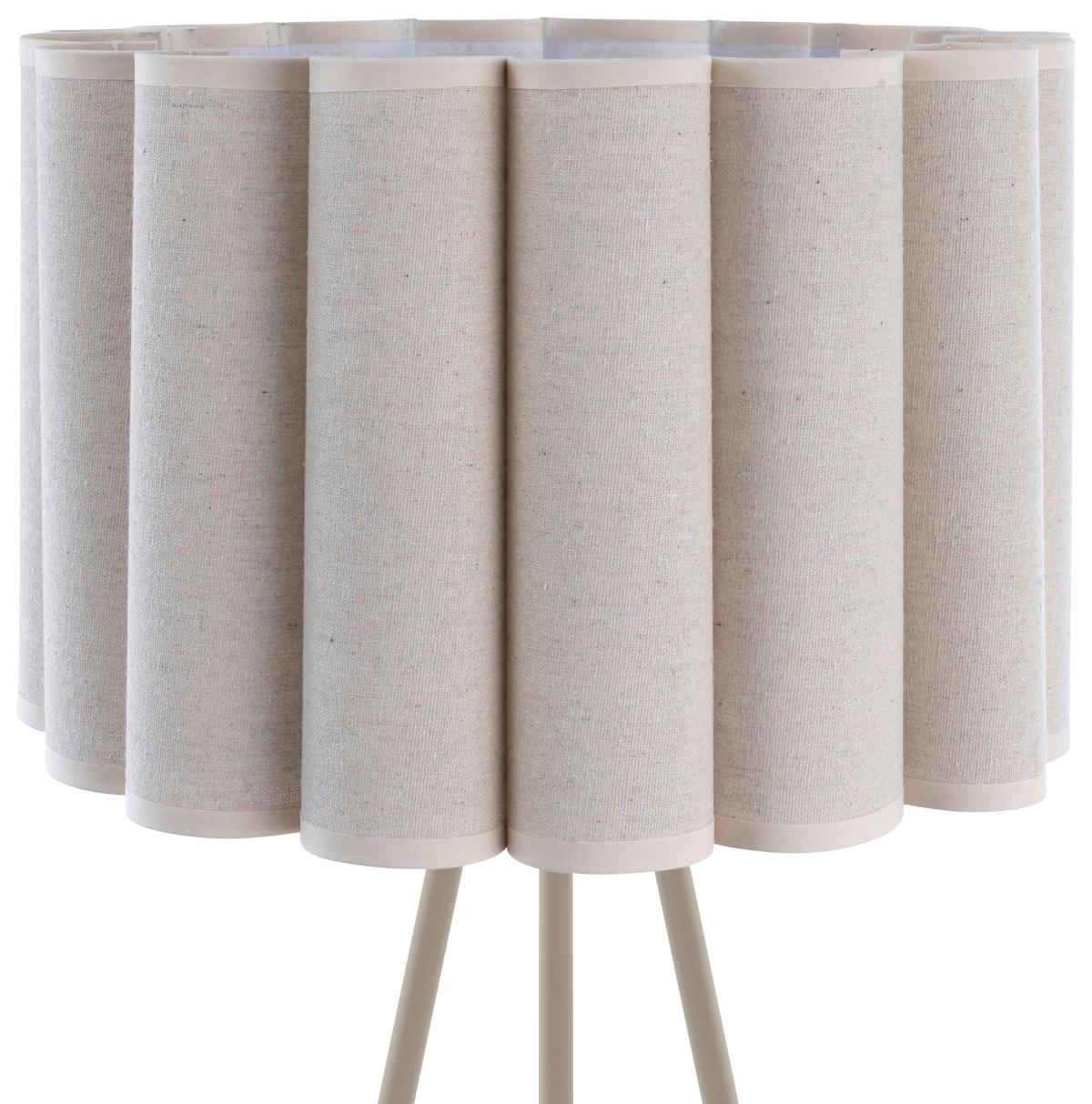 STOJACIA LAMPA SEJLA - béžová, Modern, kov/textil (50/50/150cm) - Mömax