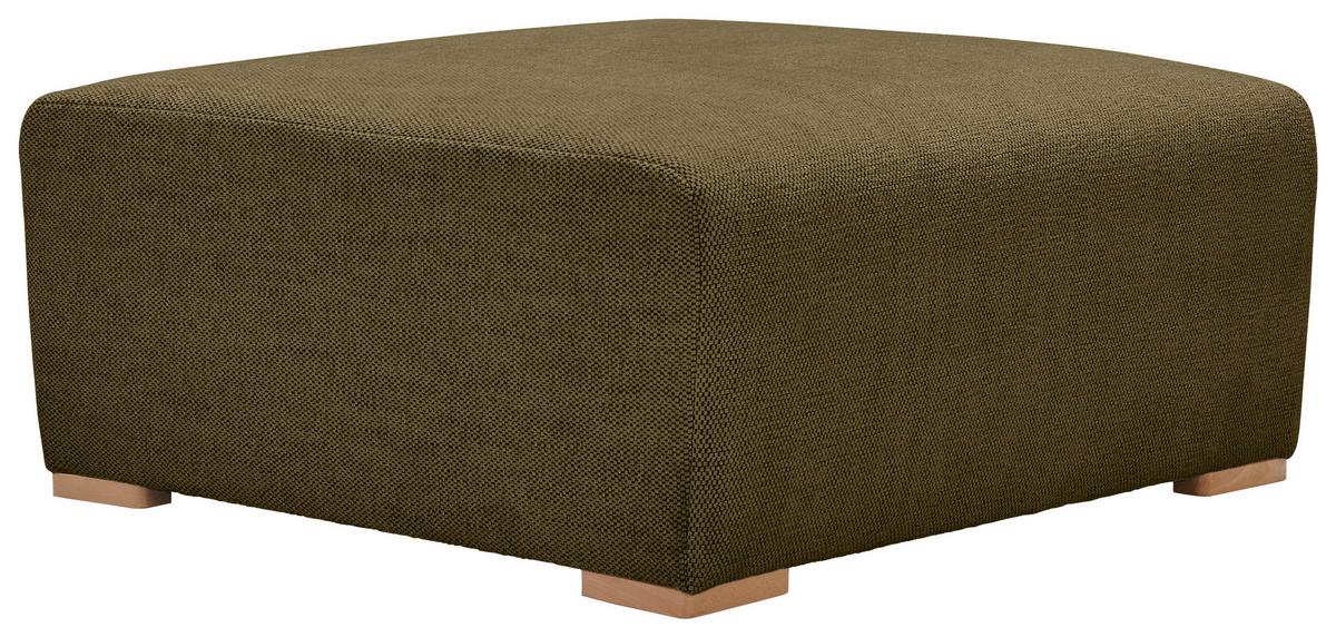 Hocker Vouge Grün Bxhxt: 101x44x92 Cm - Buchefarben/Grün, KONVENTIONELL, Textil (101/44/92cm) - Livetastic