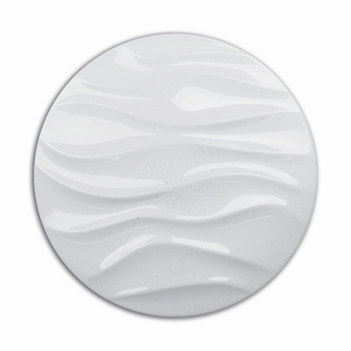 Led-deckenleuchte Ø 38 Cm Mit Farbtemperaturwechsler - Weiß, Basics, Kunststoff/Metall (38/6cm) - Näve