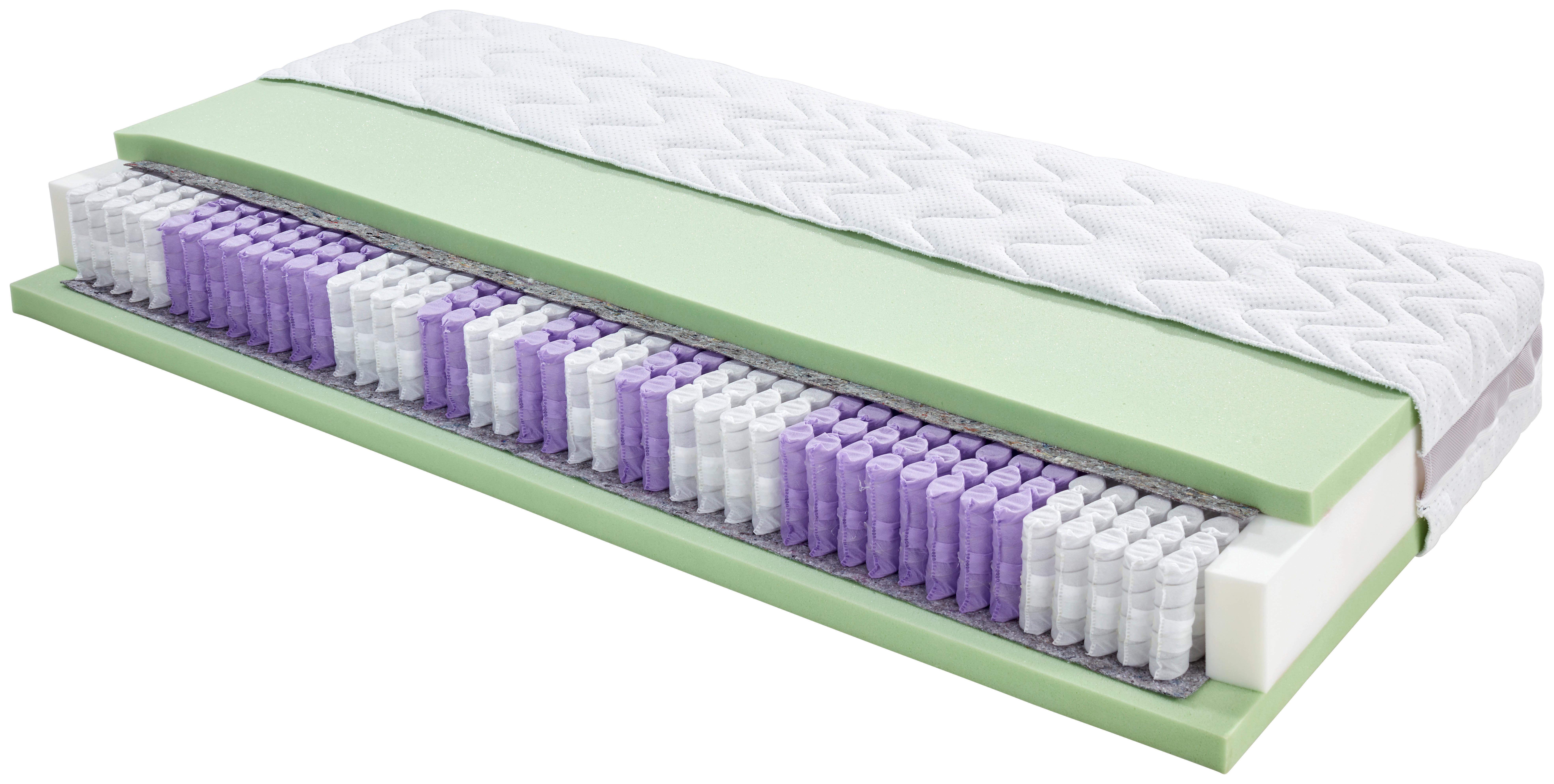 Taschenfederkernmatratze Superior Dream H3 90x200cm - Weiß, KONVENTIONELL, Textil (90/200cm) - Primatex Deluxe