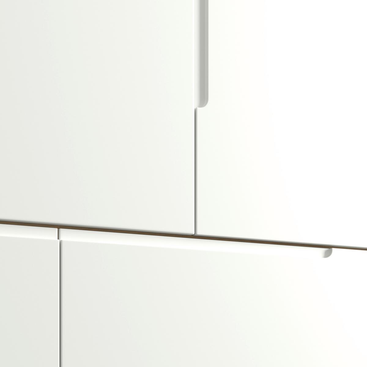 Šatníková skriňa MARLO š. cca 148 cm, dekor biela/dub - biela/farba duba, Modern, drevo/kompozitné drevo (148/223/60cm) - Bessagi Home