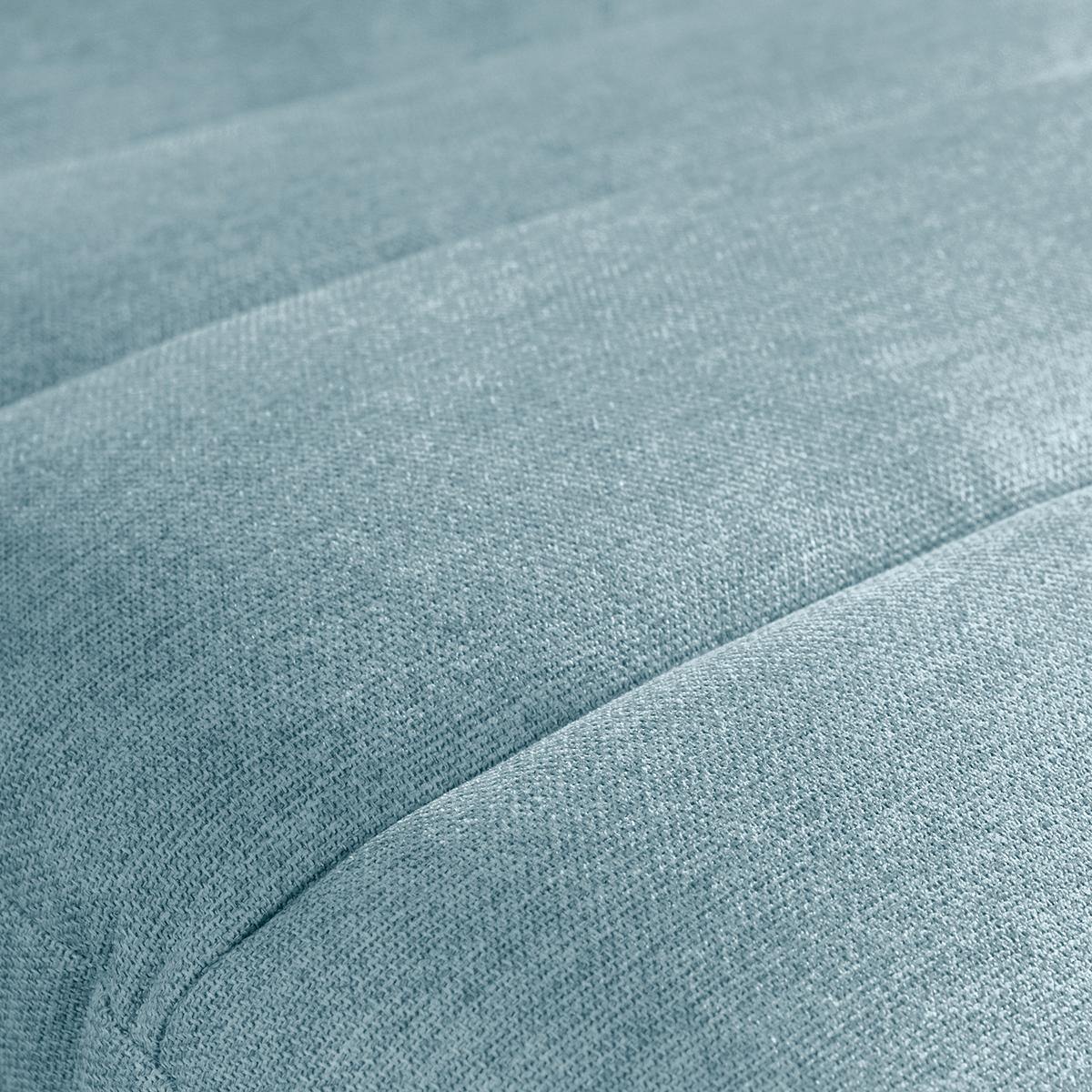 Relaxliege Swing Silver Blau B: 65 cm - Blau/Silberfarben, Design, Textil (65/65/171cm) - Livetastic