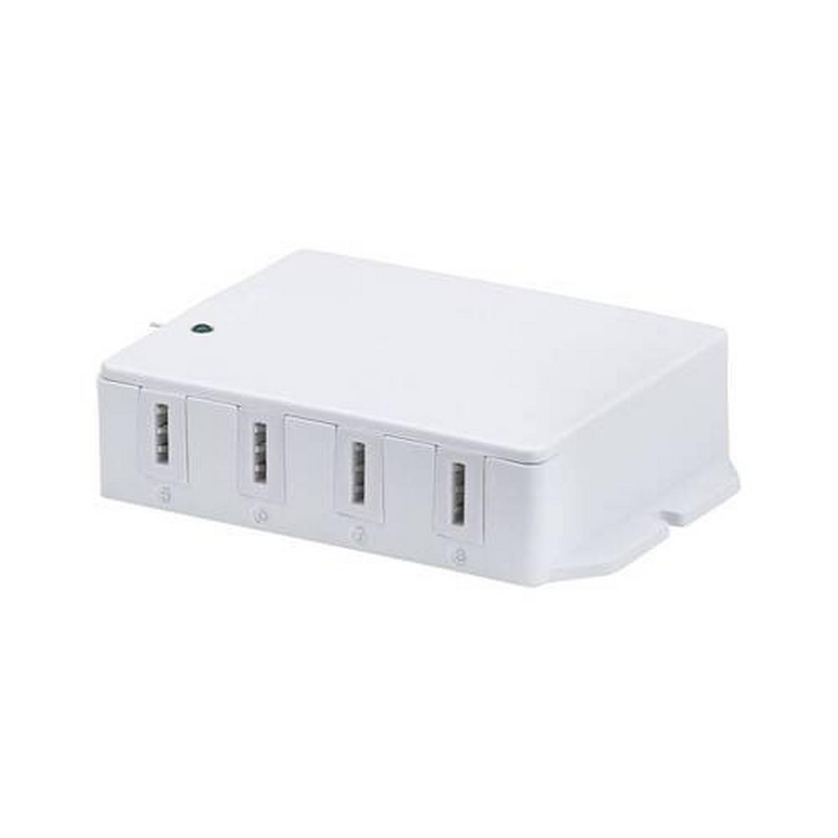 Verteiler 8-Fach Weiß + Zigbee - Weiß, Basics, Kunststoff (8,2/4,9cm) - Paulmann