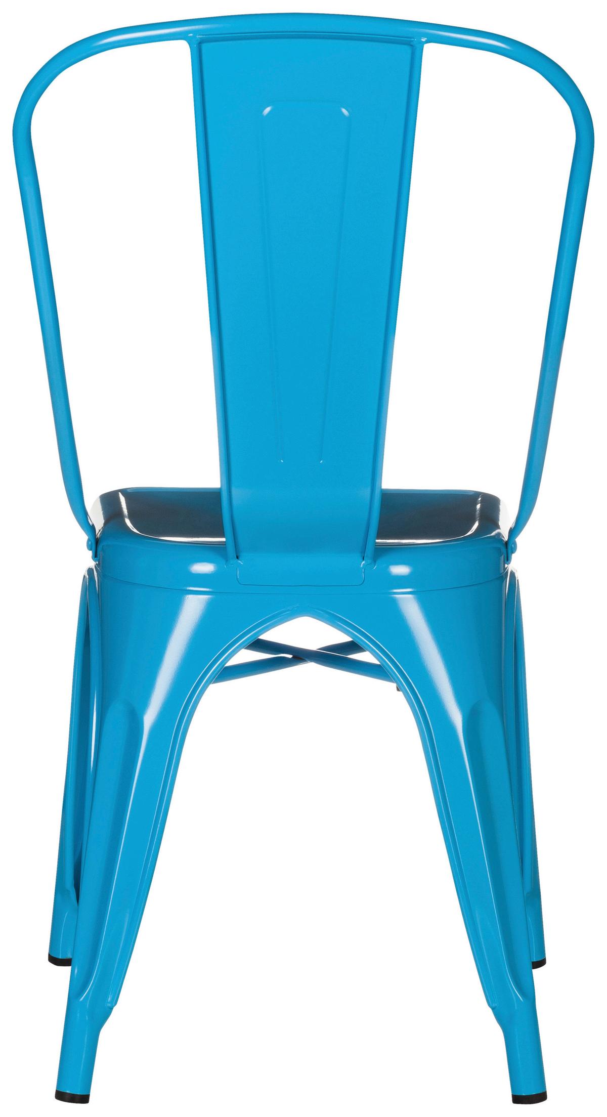 Stuhl Vantaggio Comfort Stapelbar Hellblau Bis 150 Kg - Hellblau, Basics, Metall (44/84/54cm) - MID.YOU