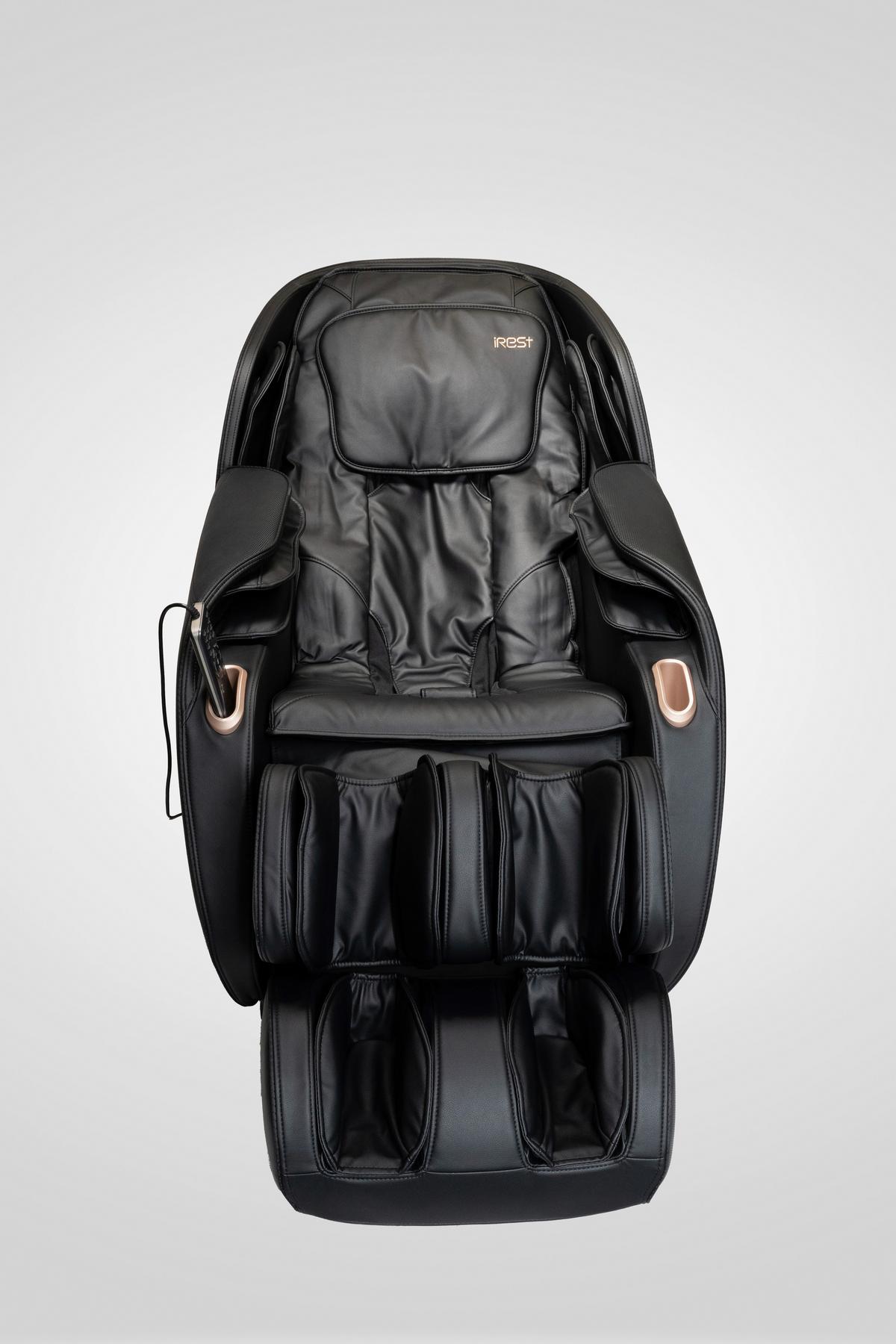 MASSAGESESSEL Schwarz B: 76cm - Schwarz, Basics, Kunststoff/Textil (76/113/155-168cm) - iRest