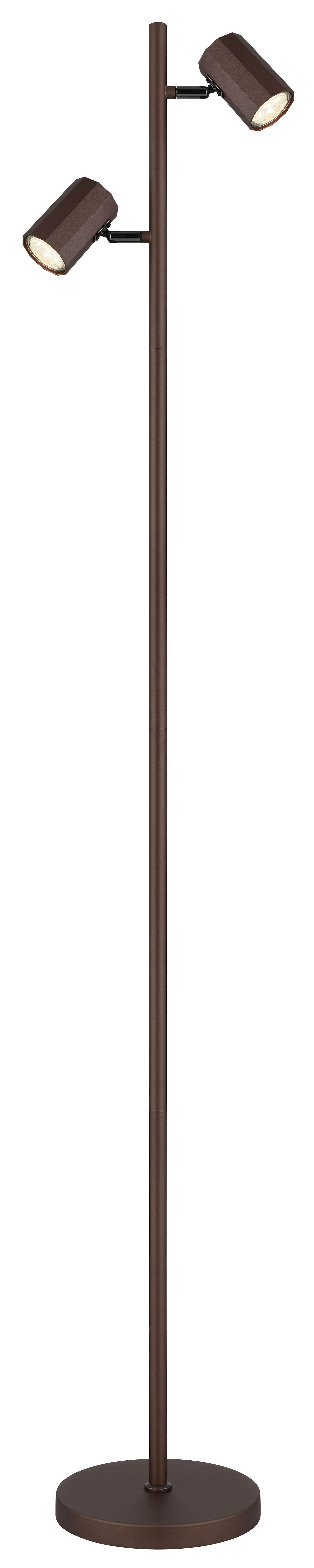 Stehleuchte 57919s - Bronzefarben, Design, Metall (27/22/158cm) - Globo