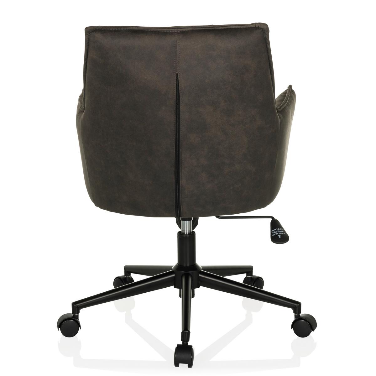 Drehstuhl Solao Life Dunkelgrau B: 54 cm - Dunkelgrau/Schwarz, MODERN, Kunststoff/Textil (54/85/70cm) - MID.YOU