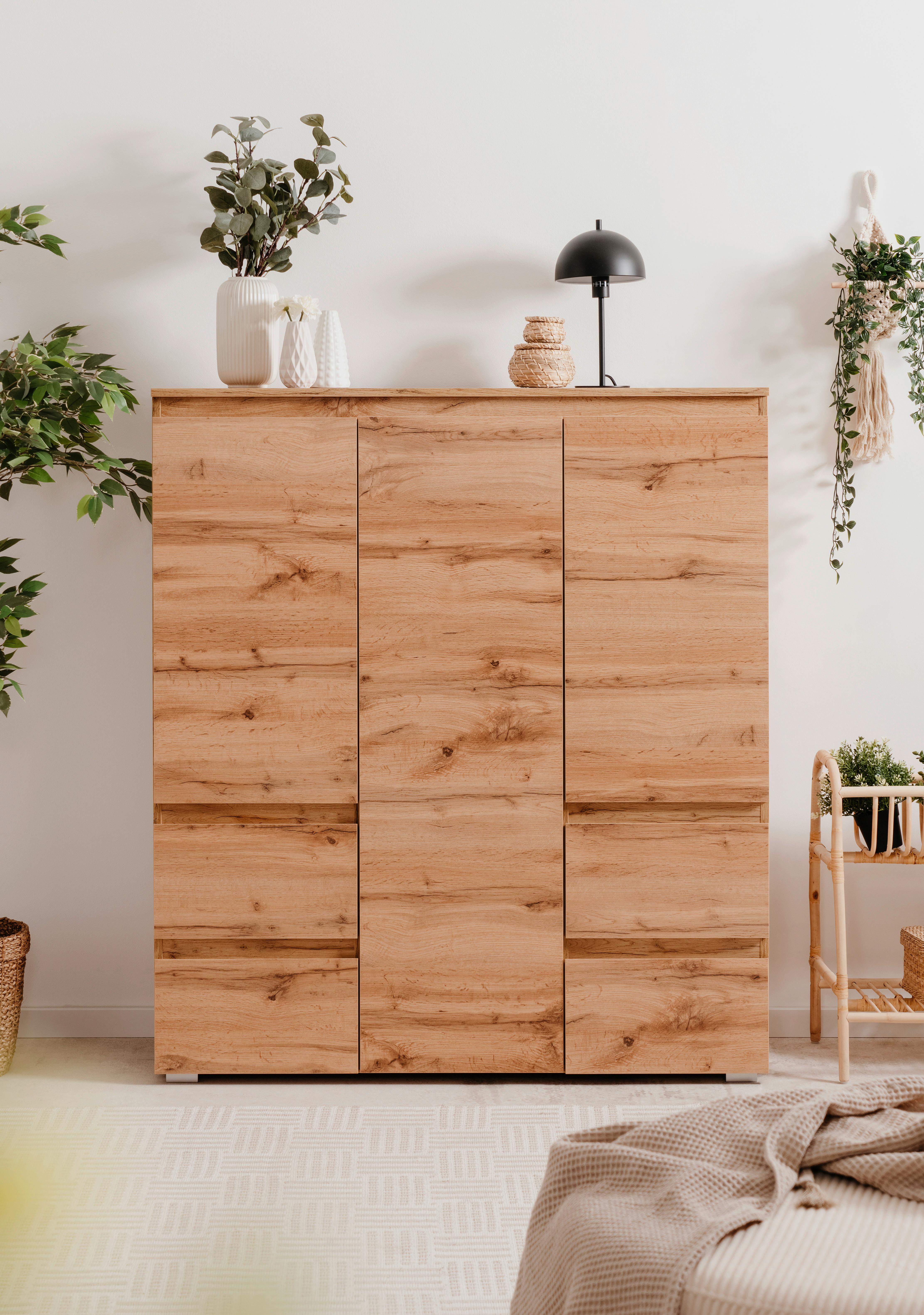 Highboard Image 53a - Honigeiche, Design, Holzwerkstoff (116/131/40cm) - MID.YOU