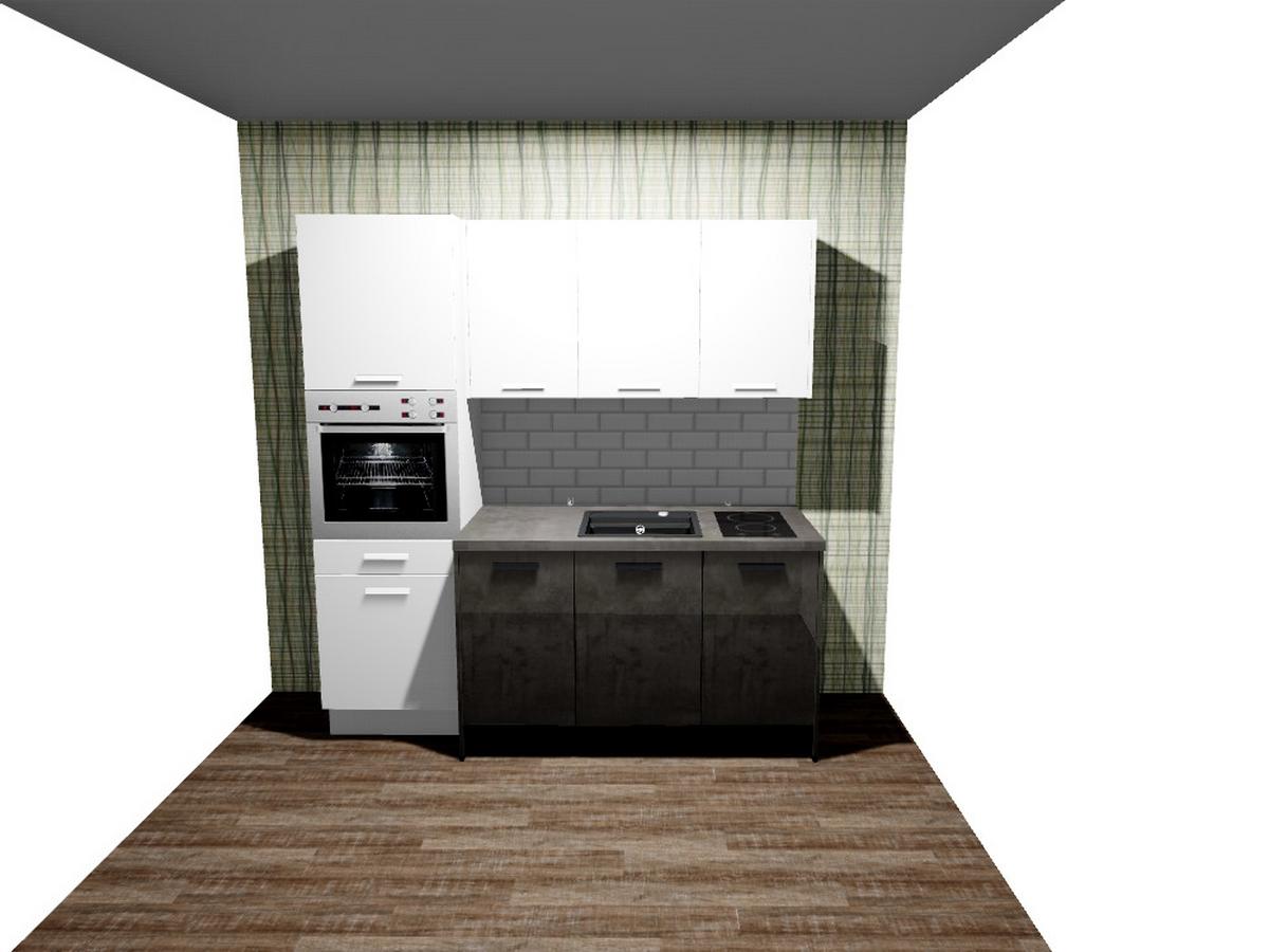 Küchenblock Toronto/Las Vegas - LIFESTYLE, Holzwerkstoff (204cm) - Vertico