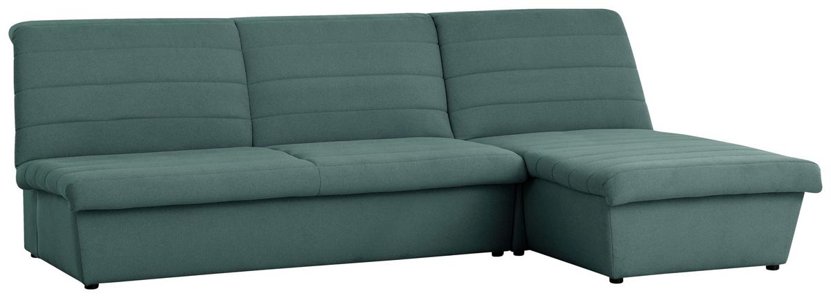 Ecksofa Looks Viii - Schwarz/Grün, Design, Textil (274/168cm) - LOOKS by W.Joop