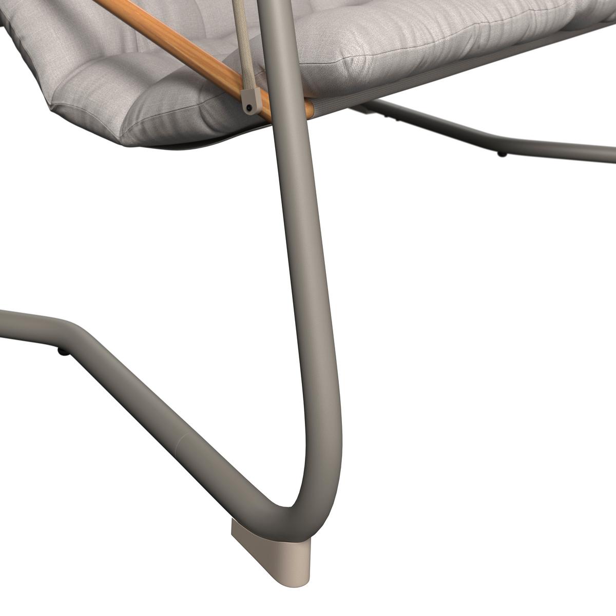 HOLLYWOODSKA HOJDAČKA CARINA - sivá/farba tíku, Modern, kov/textil (214/154/202cm) - Mömax