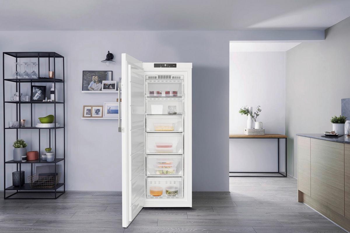 Gefrierschrank Gkn Weiß Bxhxt: 59,5x167x64,5 Cm - Weiß, Basics (59,5/167/64,5cm) - Bauknecht