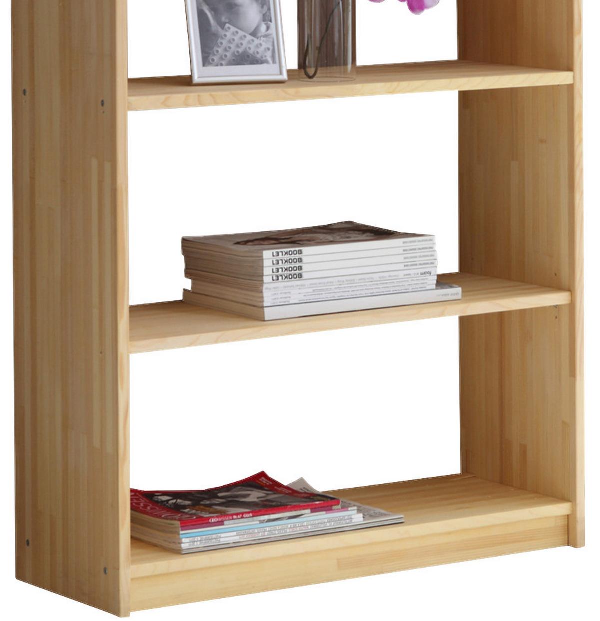 Regal B: 80 Cm Kiefer Natur - Naturfarben, MODERN, Holz (80/179/31cm) - MID.YOU