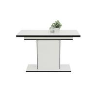 ESSTISCH ALICE II T - Schwarz/Weiß, MODERN, Holzwerkstoff (80/120-160/76cm) - P & B