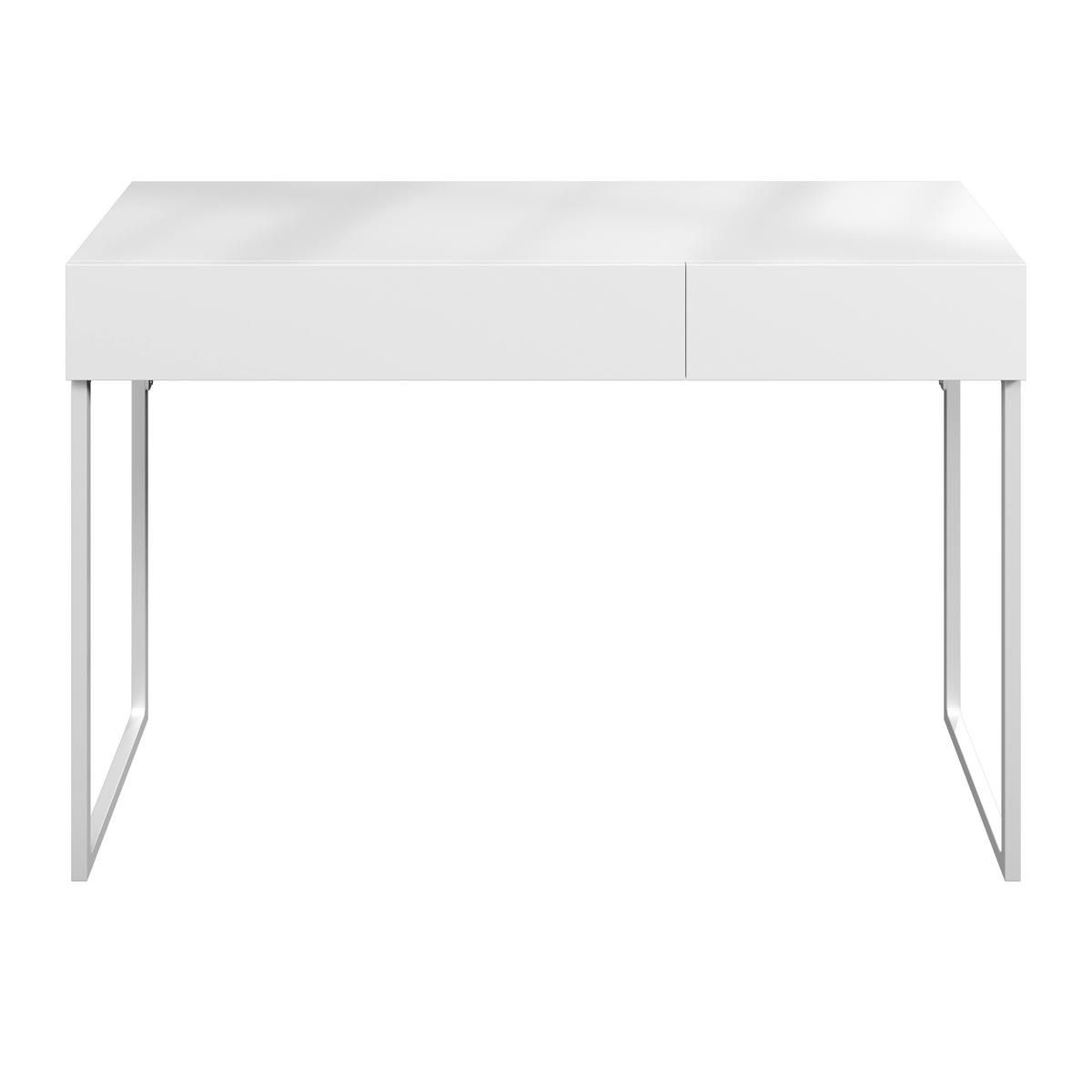 KONZOLOVÝ STOLEK FINN - bílá, Moderní, kov/kompozitní dřevo (120/78/40cm) - Bessagi Home