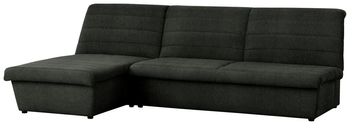Ecksofa Looks Viii Dunkelgrün - Dunkelgrün/Schwarz, Design, Textil (168/274cm) - LOOKS by W.Joop