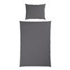 Bettwäsche Leila - Anthrazit, KONVENTIONELL, Textil - Ondega