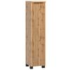 Midischrank Chester B: 30 cm Eiche Wotan Dekor/Schwarz - Eiche Wotan/Schwarz, MODERN, Holzwerkstoff (30/130/35cm) - Held