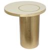 Beistelltisch Art Deco 2325 Goldfarben B: 51 Cm - Goldfarben, Design, Metall (51/50cm) - Kayoom