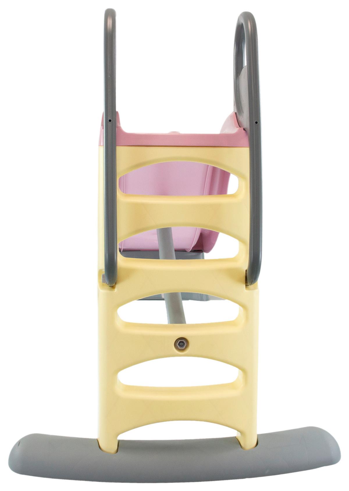 Dětská skluzavka LARGE SLIDE - světle růžová, Konvenční, plast (84,5/110/182cm)