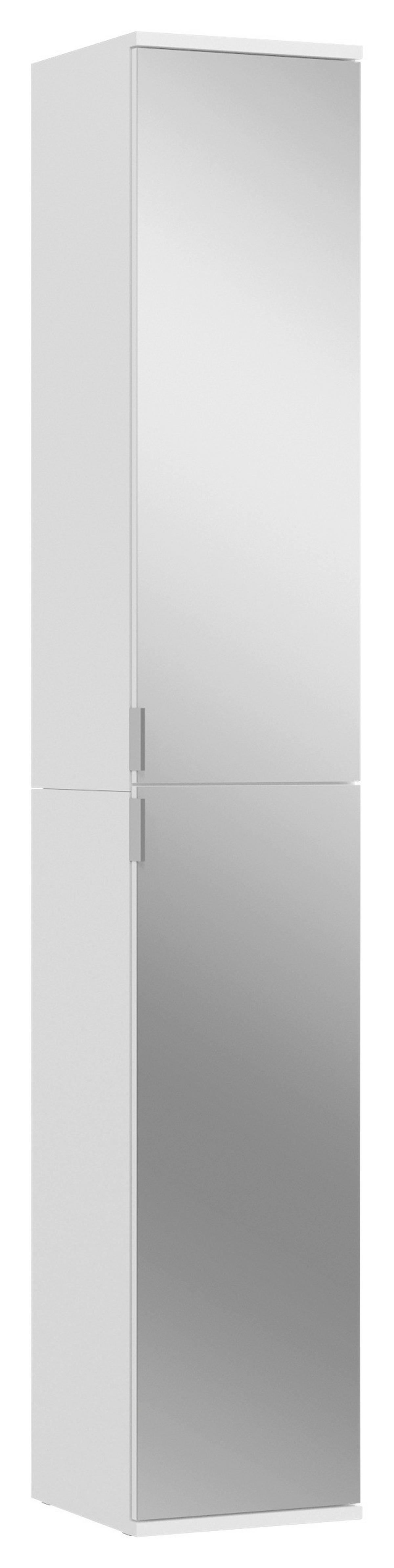 VÍCEÚČELOVÁ SKŘÍŇ PROJEKT X - bílá/černá, Moderní, kov/kompozitní dřevo (32,5/193/37cm) - MID.YOU