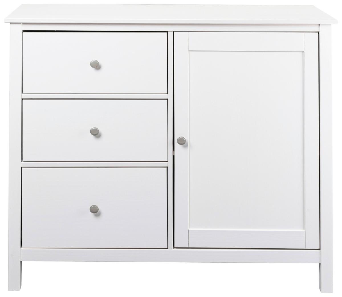 Kommode Chilly Home - Weiß, Design, Holz (110/96/40cm) - Livetastic