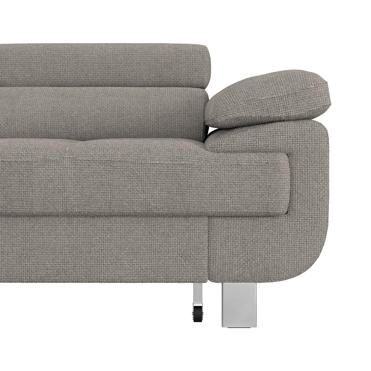 Ecksofa Savona - Graubraun, MODERN, Textil (230/270cm) - Ondega
