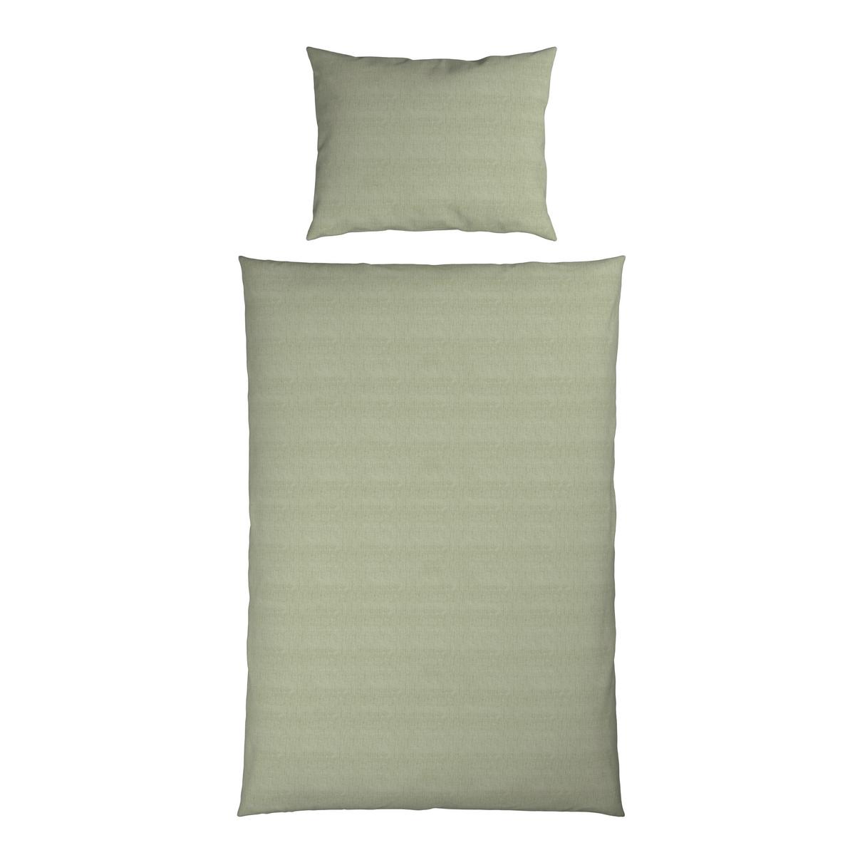 POVLEČENÍ TY, ca. 70x90/140x200cm - šalvějově zelená, textil (140/200cm) - Mömax