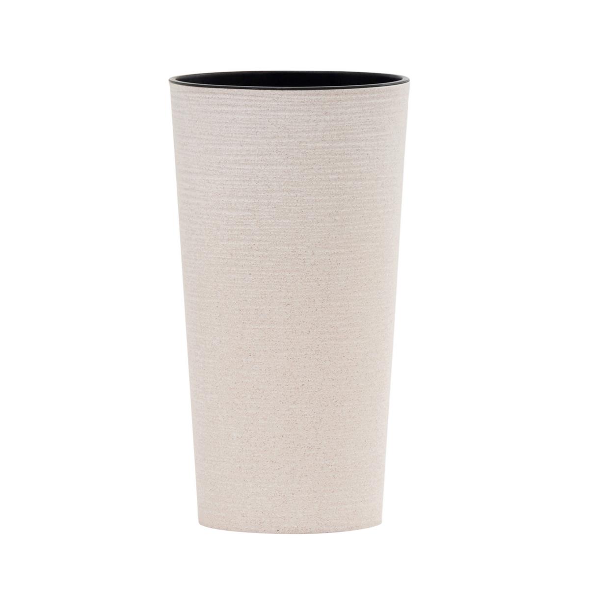 Übertopf-set Weiß 2-Teilig - Weiß, Basics, Kunststoff - Siena Garden