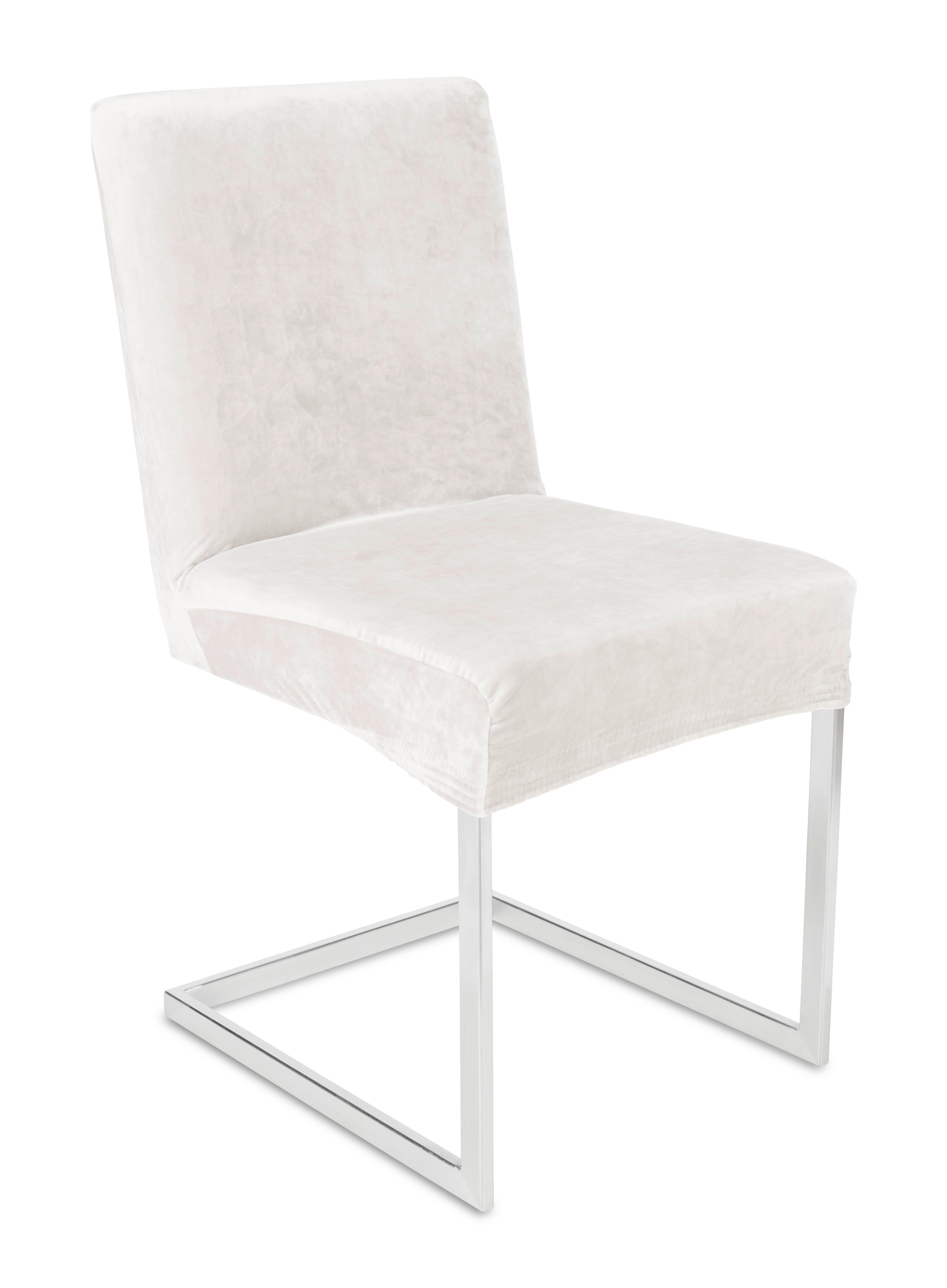 POVLAK NA ŽIDLI STEVE - bílá, textil (48/48/68cm) - Mömax