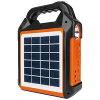 Stromerzeuger Easy Maxx Mobil/Tragbar Solarbetrieb - Schwarz/Orange, Basics, Kunststoff (17,2/7/22,5cm)