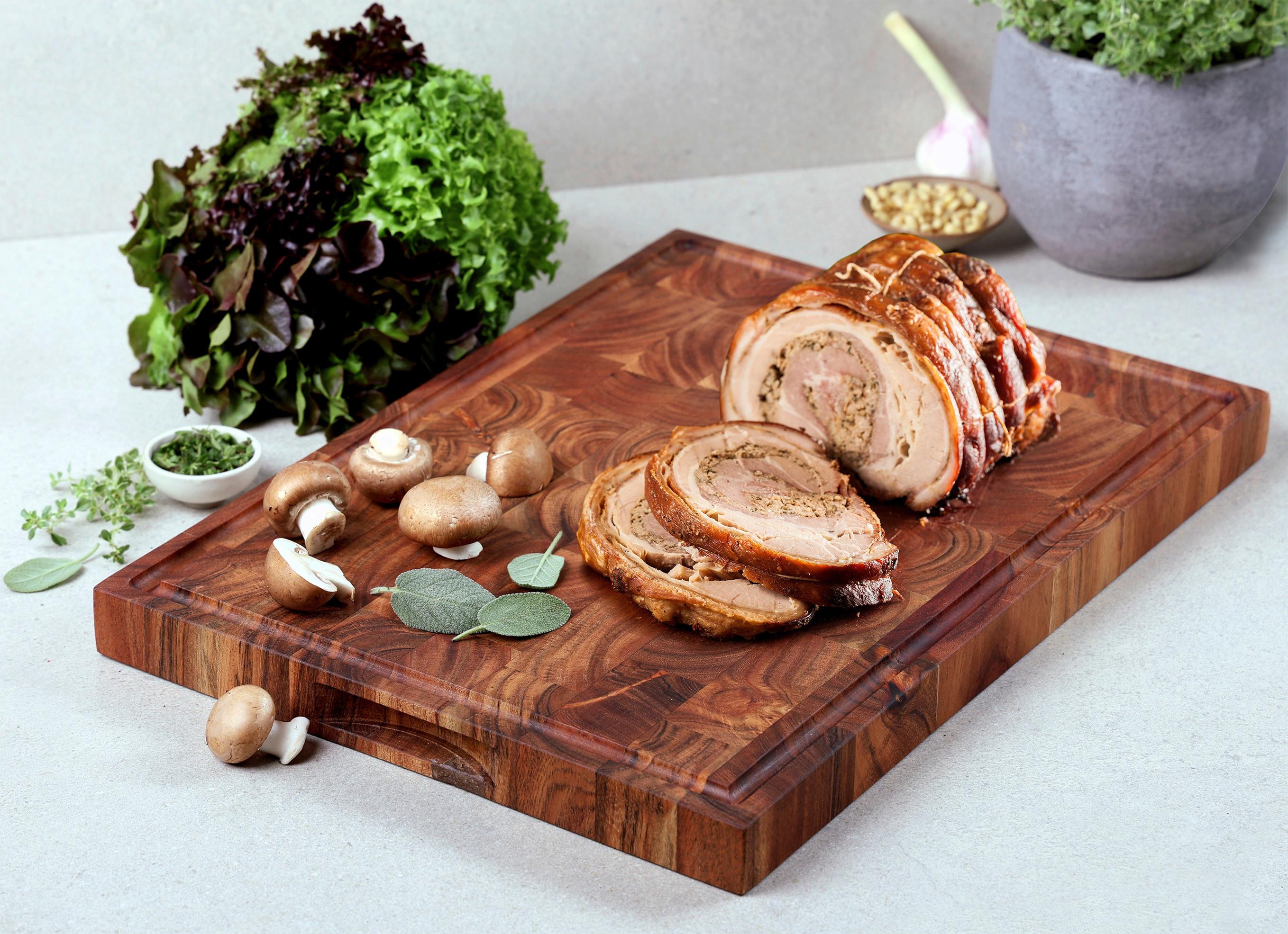 Servierbrett Akaziefarben B: 35 Cm - Akaziefarben, Basics, Holz (50/35/3.5cm) - Kesper