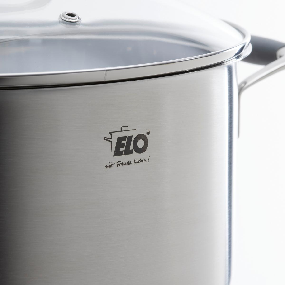 Sada hrnců EMILIAN 4-dílna sada - průhledné/čiré, Moderní, kov/sklo - ELO