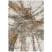 Webteppich My Bologna - Dunkelgrau/Creme, LIFESTYLE, Textil (120/170cm) - Obsession