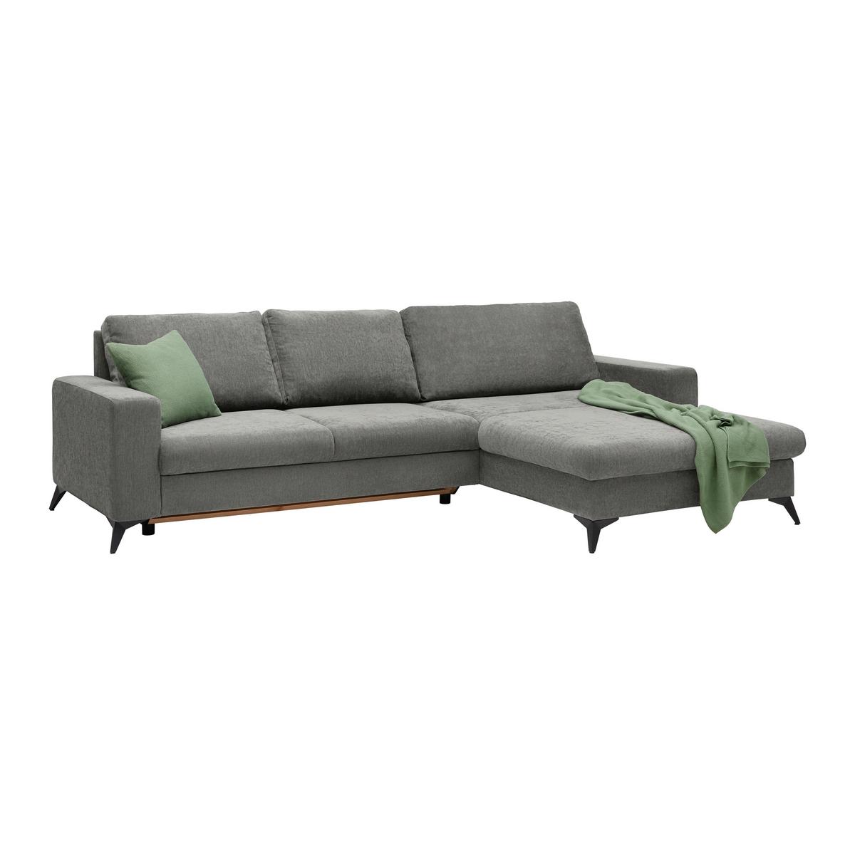 Rohová sedačka SUNNY, oboustranná, šedohnědá - šedohnědá, Moderní, textil (290/87/178cm) - Mömax