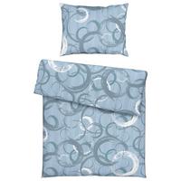 POSTEĽNÁ BIELIZEŇ NEW CIRCLES - modrá, textil (140/200cm) - Modern Living