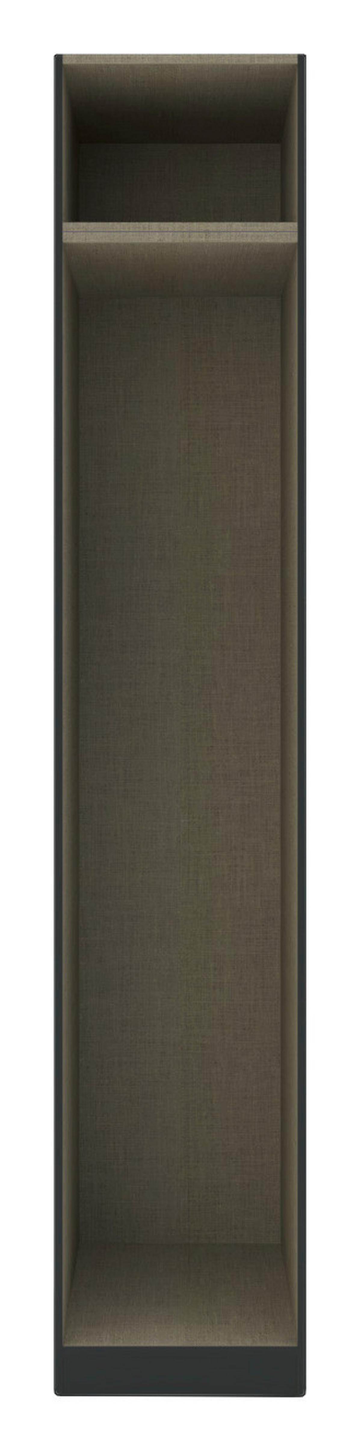 KORPUS ŠATNÍKOVEJ SKRINE UNIT - antracitová, Modern, kompozitné drevo (45,6/242,2/56,5cm) - Ondega