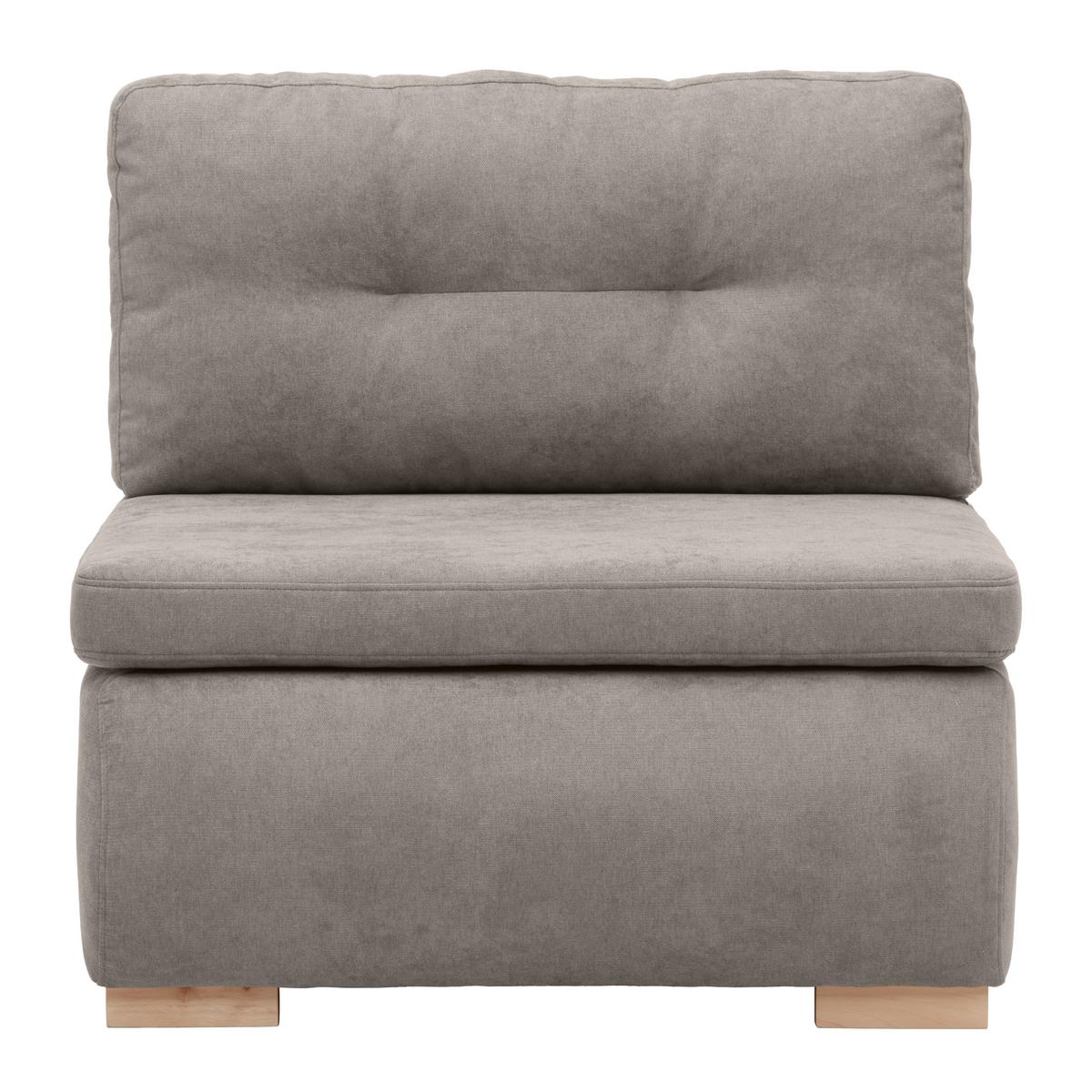 Rozkládací křeslo MODENA, cappuccino - černá/cappuccino, textil/plast (89/88/90cm) - Based