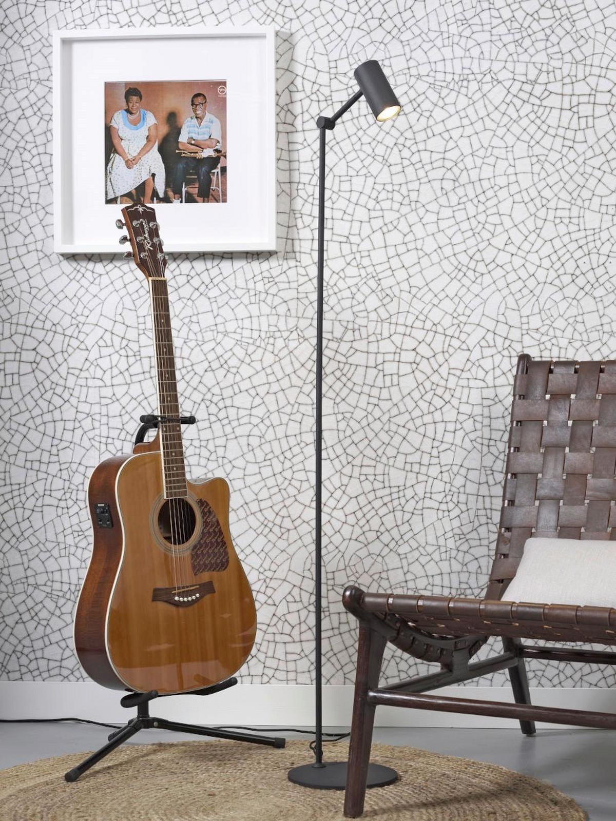 Stehlampe Montreux Schwarz verstellbare Arme - Schwarz, Basics, Metall (134cm) - It's about Romi