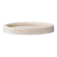 Serviertablett Tray Beige B: 25,5 Cm - Beige, Design, Stein (25.5/2.5/25.5cm)
