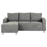 Ecksofa Grenwood Grau B: 144x200 Cm - Chromfarben/Grau, Design, Textil (144/200cm) - MID.YOU