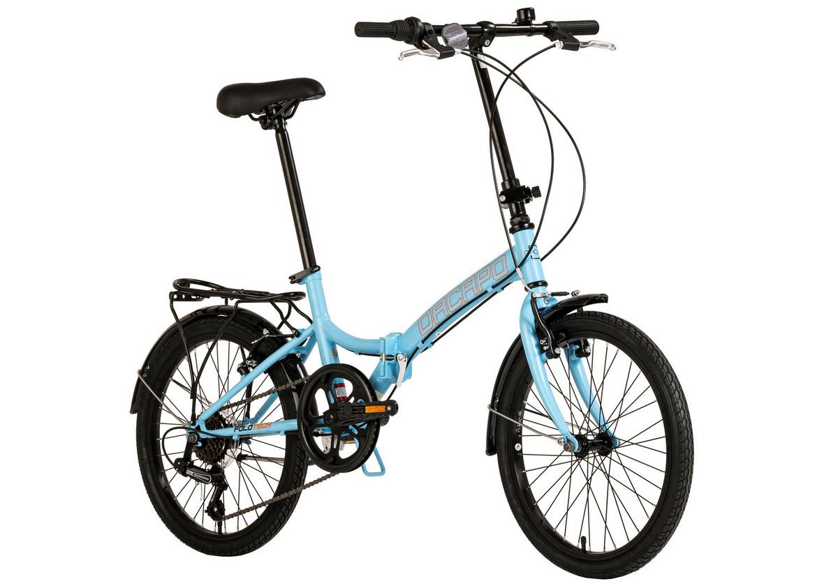 CITYBIKE 404C FALTRAD - Hellblau, LIFESTYLE, Metall (25/140/60cm)