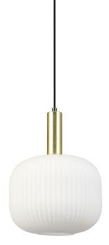 ZÁVESNÉ SVIETIDLO SCHER - čierna/biela, Modern, kov/sklo (25.5/120cm) - Mömax