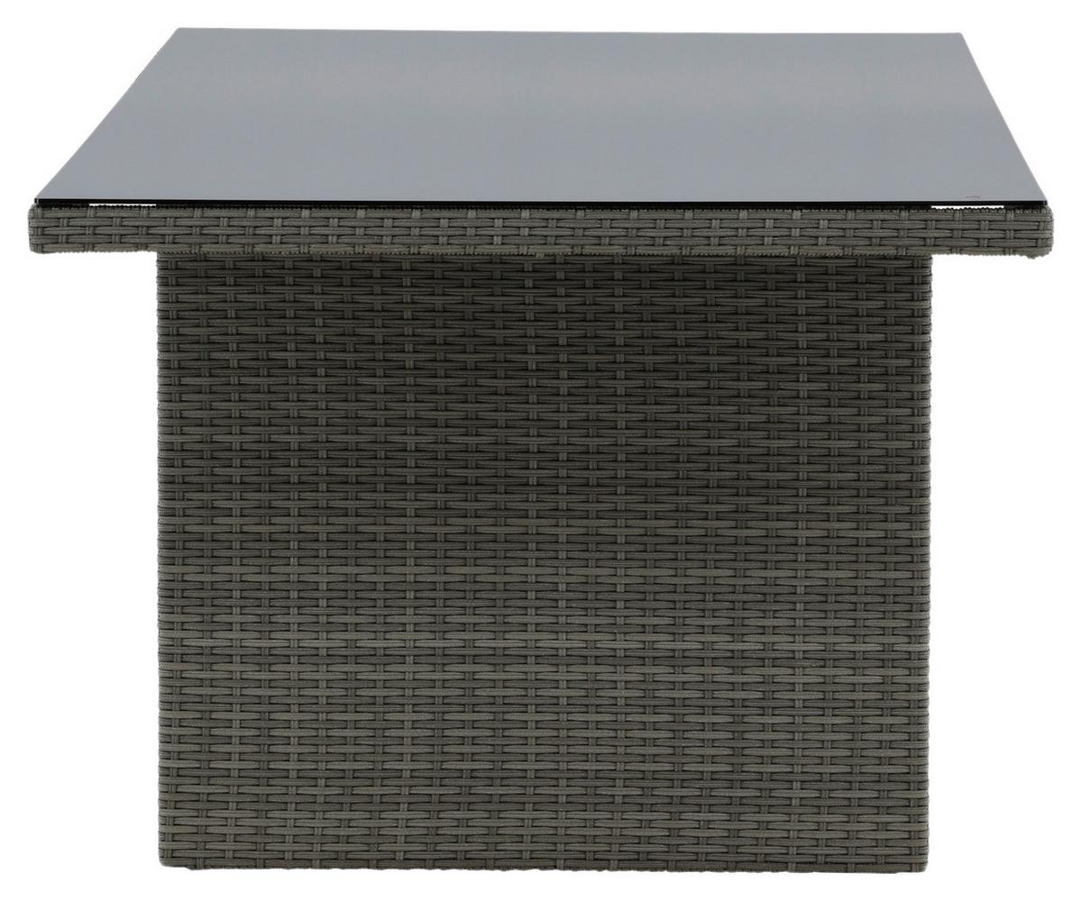 Gartentisch Padova Kunststoff L 200 cm - Grau, KONVENTIONELL, Kunststoff (200/100/74cm) - Gardenson