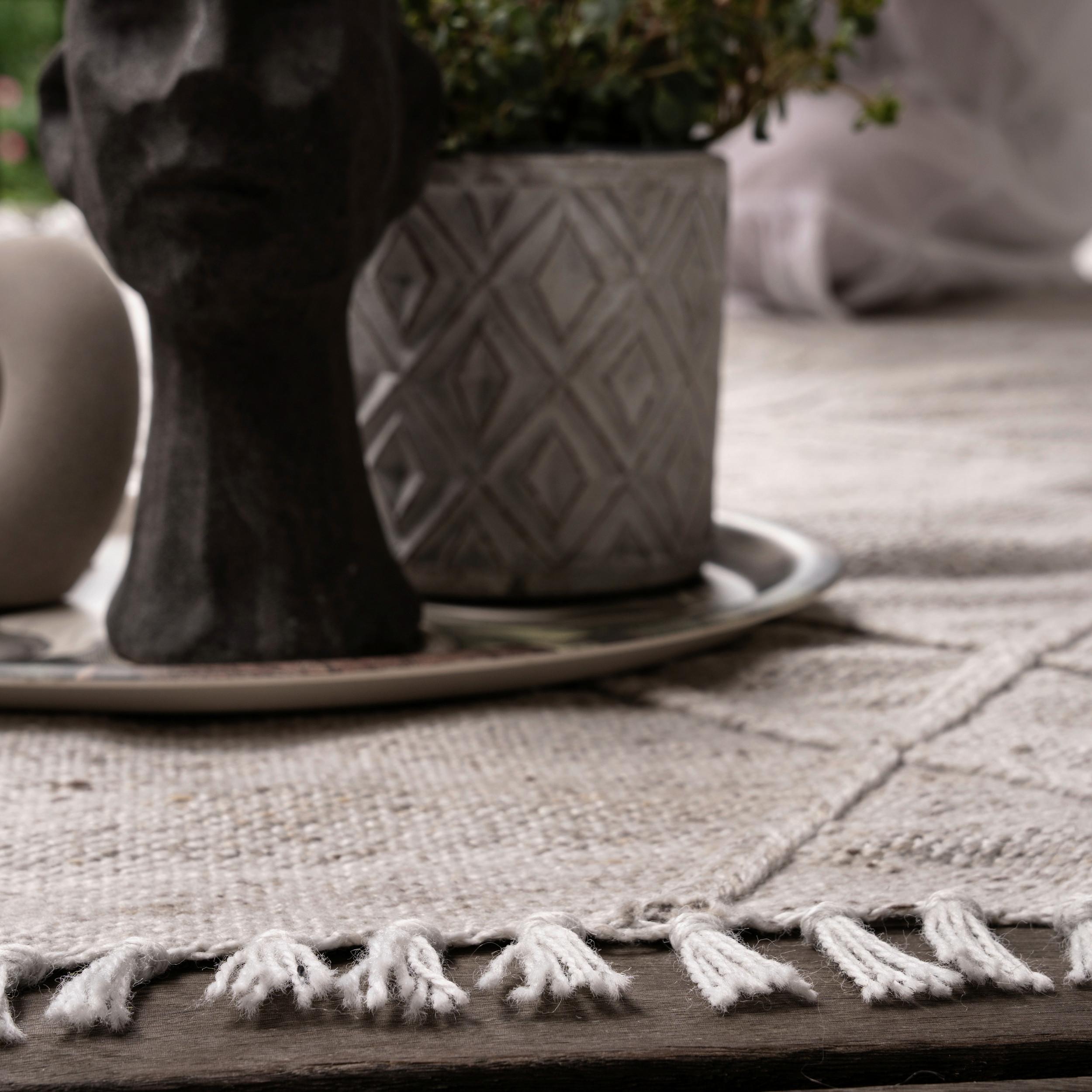 Flachwebteppich My Dakar 365 - Creme, Basics, Textil (160/230cm) - Obsession