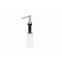 SEIFENSPENDER ARIA - Edelstahlfarben/Weiß, Basics, Kunststoff/Metall (6,4cm) - Schütte