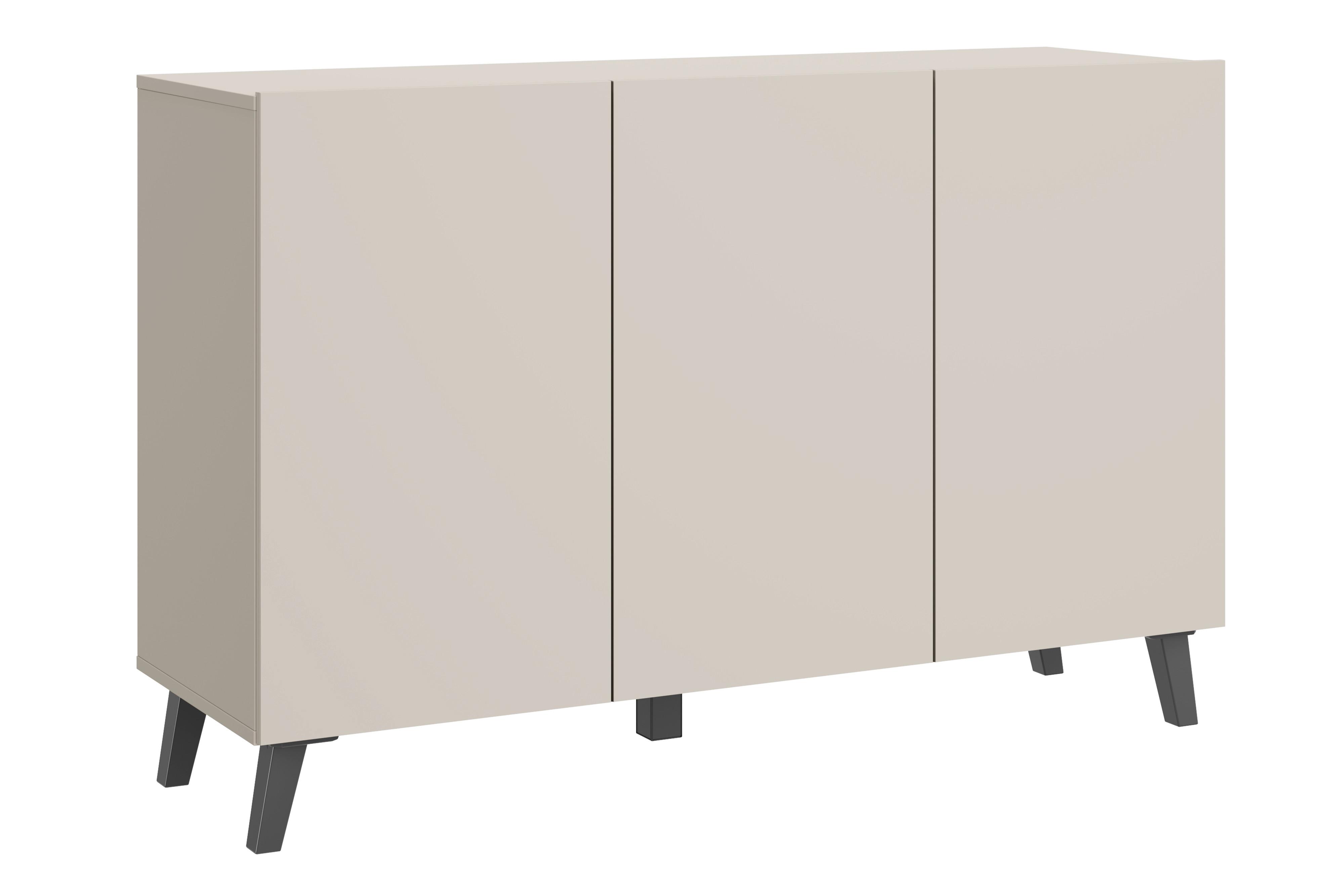 ŠIROKÁ KOMODA SIDEBOARD PHUKET 120 - kašmírová/béžová, Design, kompozitné drevo/plast (120/76/39cm) - P & B